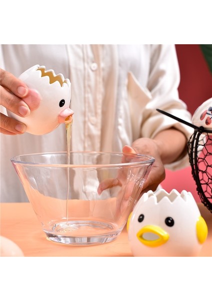 Pembe Sevimli Yumurta Ayırıcı Yumurta Sarısı Ayırıcı Kawaii Civciv Yaratıcı Seramik Yumurta Bölücü Yumurta Sıvı Filtresi Mutfak Tedarik Pişirme Gereçleri (Yurt Dışından) fiyatları