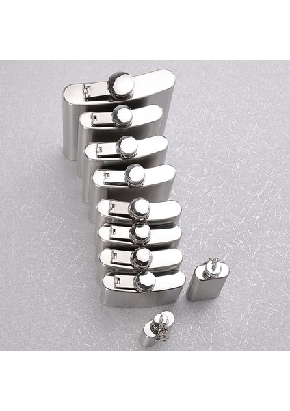 7 Oz 1-10 Oz Yüksek Kaliteli Şarap Viski Pot Şişe Cep Şişeleri Tiryakisi Alkol Şişesi Taşınabilir Drinkware Paslanmaz Çelik (Yurt Dışından) modelleri