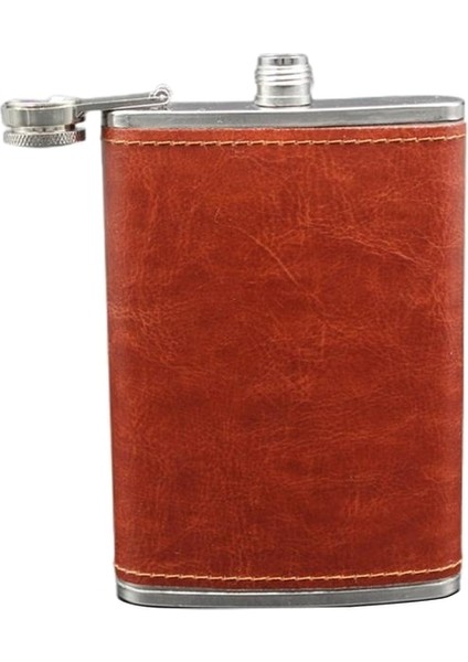 Kırmızı Kahverengi 8 Oz Rusya Yüksek Dereceli Cep Şişesi Içme Viski Şarap Likör Alkol Şişesi Flagon Viski Şişesi Alkol Flagon Drinkware (Yurt Dışından)