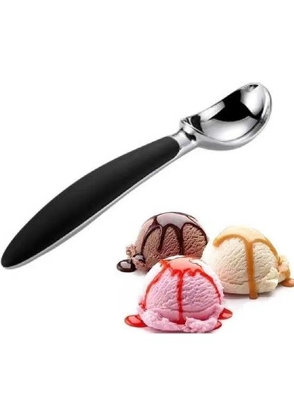 16.5 cm x 3.5 cm Meijuner Dondurma Kaşık Yığınları Mutfak Gadget Çinko Alaşım Kazma Topu Kaşık Dondurma Tatlı Kaşığı Ev Restaura (Yurt Dışından)