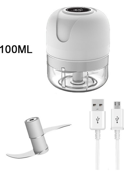 Beyaz 100ML 100/250ML Mini Elektrikli Sarımsak Kıyıcı USB Kıyma Makinesi Sarımsak Ezici Makinesi Dayanıklı Sebze Kırıcı Mutfak Alet Aracı (Yurt Dışından) fiyatları