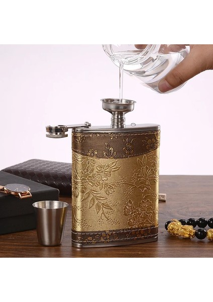 8 Oz JH12 8 Oz Paslanmaz Çelik Cep Şişesi Siyah Viski Karaf Alkol Içme Cep Şişe Şişesi Tiryakisi Seyahat Kamp Için Drinkware (Yurt Dışından) fiyatları