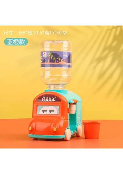 Turuncu Sevimli Mini Su Sebili Bebek Oyuncak Içme Suyu Soğutucu Gerçekçi Sevimli Çocuk Cosplay Sahne Ev Dekorasyon (Yurt Dışından)