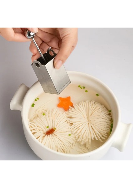 Seramik Paslanmaz Çelik Tofu Parçalama Kalıp Mutfak Aksesuarları Pişirme Aracı Krizantem Tofu Bıçağı Dilimleme Tutucu (Yurt Dışından) indirimleri