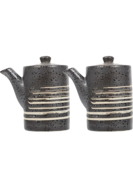 8x7.5x5 cm 2 Adet Sos Sos Dağıtıcı Zeytinyağı Mutfak Konteyner Şişe Lecythus Sıcak Siyah Dökücü (Yurt Dışından)