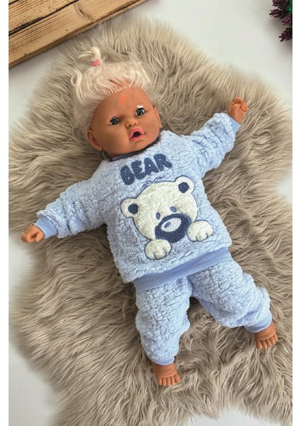 Kışlık Bebek Takımları Çocuk Giyim Bebek Kıyafeti çocuk kostümü Welsoft Takım Welsoft Peluş Unisex