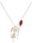 925 Ayar Gümüş Kırmızı Balonlu Kız Kolye 1