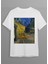 Vincent Van Gogh Kafe Terasta Gece Baskılı Unisex T-Shirt HC02 1