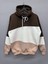 Pamuklu 3 Parça Kesik Oversize Hoodie Sweatshirt 1