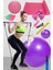 14 Lü Pilates Seti Topu 3 Lü Pilates Bandı Dambıl Minder Ip Twister Pilates Studio Barı Mor 1