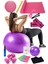 15 Li Pilates Seti Topu Pilates Bandı Dambıl Minder Atlama Ipi Twister Aerobik Kemer Ağırlık Mor 1