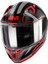 50.8 RACER SİYAH-TITANIUM-KIRMIZI KASK 1