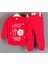Ho Ho Ho Noel Baba Baskılı Yeni Yıl Yılbaşı Konsept Çocuk Pijama Takımı 1