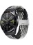 Samsung Gear S3 Frontier R760 - S3 Classic R770 22MM Uyumlu Metal Klips Solo Fiberlink Örgü Kordon 1