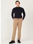Normal Bel Dar Paça Slim Fit Vizon Erkek Pantolon 4C0124100015 2