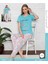 Inci Kadın Kısa Kol Pijama Takımı 1