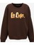 O Yaka Kahve Kadın Sweatshırt 241 Lcf 241001 Tıla Kahve 1