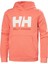 Düz Kız Çocuk Pembe Sweatshırt HHA.41677 Jr Logo Hoodıe 2.0 1