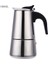100 ml Paslanmaz Çelik Moka Cezve Espresso Percolator Taşınabilir Kahve Makinesi Pot Percolator Içecek Aracı Cafetiere Latte Soba (Yurt Dışından) 1