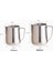Gümüş 350 ml 350 ML/600 ml Paslanmaz Çelik Cezve Süt Sürahi Sürahi Fincan Köpürtme Süt Kahve Aksesuarları Yapmak Için Onay Işareti ile Süt Fincan (Yurt Dışından) 1