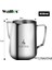 Walfos 600 ml Walfos Tarzı Espresso Kahve Süt Kupalar Bardak Tencere Sürahi Kolu Zanaat Kahve Çelenk Fincan Latte Sürahi Kalınlaşmış Paslanmaz Çelik (Yurt Dışından) 1