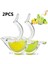 2 Adet Manuel Limon Sıkacağı Akrilik Dilim Sıkacağı Taşınabilir Şeffaf Meyve Portakal Kireç Nar Elegance Kuş Şekli Için Önler (Yurt Dışından) 1