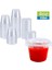 4 Oz 100 Adet 100 Adet Tek Kullanımlık Plastik Bardak Şeffaf Plastik Kapaklı Jöle Yoğurt Mus Reçel Baharat Fincan Paketlenmiş Gıda Kabı (Yurt Dışından) 2
