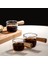 70ML-B 50ML 80ML 100ML Ahşap Saplı Cam Espresso Ölçüm Fincan Çift/tek Ağızlı Süt Sürahisi Kahve Malzemeleri Temizle Mutfak Ölçü Kupa (Yurt Dışından) 4