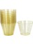 B01 5 Adet/grup Altın Tozu Plastik Bardak 9 Oz Sert Tek Kullanımlık Bardak Plastik Şarap Bardağı Parti Düğün Şarap Bardağı Şeffaf Plastik Bardak (Yurt Dışından) 2
