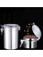 Siyah 1500 ml Paslanmaz Çelik Hava Geçirmez Kahve Kavanoz Teneke Kutu 700 ML/1400 ml Kahve Çekirdekleri Çay Kahve Konteyner Saklama Kabı Kaşıkla Set (Yurt Dışından) 2