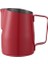 Kırmızı Köpürtme Fincan Krem Makinesi Barista Zanaat Espresso Latte Sanat Süt Köpüğü Sürahi Araçları 420 ml Paslanmaz Çelik Kahve Sürahi Cafe (Yurt Dışından) 1