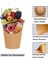 Kahverengi Siyah 50 Set 14OZ Tek Kullanımlık Şarküteri Bardakları, Waffle, Cips, Patlamış Mısır Veya Parti Ikramları Için Kraft Kağıt Patates Kızartması Tutucu (Yurt Dışından) 4
