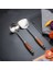 Stil 8 304 Paslanmaz Çelik Gülağacı Ahşap Saplı Mutfak Eşyaları Spatula Kürek Kevgir Ahçı Kaşığı Mutfak Eşyaları Mutfak Eşyası Turner Seti (Yurt Dışından) 1