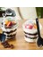 B 50 Adet/paket 200 ml Köpük Fincan Tatlı Puding Tek Kullanımlık Plastik Kek Fincan Tatlı Paketi Pişirme Malzemeleri (Yurt Dışından) 4