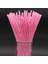 Haki 100 Adet 23CM 100 Parça Payet 260MM Renk Siyah Beyaz Uzun Esnek Düğün Parti Malzemeleri Plastik Pipetler Mutfak Aksesuarları (Yurt Dışından) 1