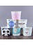 Sadece Cup1 7CM50PCS 50PCS Kağıt Bardaklar Doğum Günü Partisi Şekeri Tatlı Kapaklı Bardak Yüksek Kaliteli Karikatür Dondurma Kasesi 200ML Küçük Yuvarlak Tek Kullanımlık (Yurt Dışından) 5