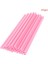 Pk 25 Adet Smoothie Pipet Kalp Şeklinde Pembe (Yurt Dışından) 2