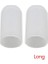Beyaz 5 X1.5 cm 10 Adet Silikon Jel Parmak Kapağı Parmak Ucu Koruyucu Yalıtım Parmak Koruma Anti-Skid El Bakımı Ayak Parmak Bakım Tüpü Bandaj # (Yurt Dışından) 1
