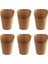 Kahverengi 100 Adet Tek Kullanımlık Take-Out Parti Tatlı Malzemeleri Pişirme Kek Yumurta Puf Patates Kızartması Cips Aperatifler Kraft Kağıt Bardaklar Tutucu, 300 ml ( (Yurt Dışından) 2