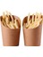 Kahverengi 100 Adet Tek Kullanımlık Take-Out Parti Tatlı Malzemeleri Pişirme Kek Yumurta Puf Patates Kızartması Cips Aperatifler Kraft Kağıt Bardaklar Tutucu, 300 ml ( (Yurt Dışından) 3