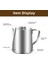 600ML Ölçek Seti Paslanmaz Çelik Süt Köpürtme Sürahi Espresso Kahve Latte Fincan Köpüklendirme Sürahi Cappuccino Süt Krem Pot Mutfak Aksesuarları (Yurt Dışından) 3
