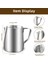 600ML Ölçek Seti Paslanmaz Çelik Süt Köpürtme Sürahi Espresso Kahve Latte Fincan Köpüklendirme Sürahi Cappuccino Süt Krem Pot Mutfak Aksesuarları (Yurt Dışından) 4