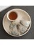 A2 5.9x4.6cm 40ML Geleneksel El Yapımı Seramik Çay Fincanı El Boyalı Çiçekler ve Kuşlar Çay Kase Seyahat Meditasyon Fincan Ev Çay Seti 40ML (Yurt Dışından) 5