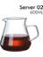 Basit 600ML Cam Nokta Ölçekli Demlenmiş Kahve Paylaşımı Potu ile Kahve Sunucusu Üzerine Dökün 300ML 600ML Isıya Dayanıklı El Yapımı Damla Cezve (Yurt Dışından) 1