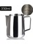 350ML WHITE-304 350/600ML 304 Paslanmaz Çelik Süt Sürahisi Fincan Frother Kahve Süt Kabarcık Fincan Eşyaları Süt Köpürtme Sürahi Pot Mezun Fincan (Yurt Dışından) 1