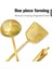 Spatula Kaşık Saf Bakır Pişirme Kaşığı ve Spatula, Ged Uzun Saplı Çorba Kaşığı Için El Çekici, Wok ve Kızartma Tavası Için Mutfak Aksesuarları (Yurt Dışından) 3