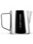 Parlak 400ML Kahve Süt Köpürtme Sürahi Sürahi Paslanmaz Çelik Buharda Süt Köpürtücü Sürahi Espresso Barista Süt Potu Latte Can 400/500/600/700ML (Yurt Dışından) 1