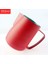 Kırmızı 350 ml Kahve Süt Buharda Köpürtme Sürahi Paslanmaz Çelik Yapışmaz Süt Sürahisi Çekme Çiçek Fincan Kahve Cappuccino Latte Sanat Için Mükemmel (Yurt Dışından) 1