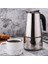 Düz 100 ml Paslanmaz Çelik Moka Pot Avrupa Soba Üstü Espresso Makinesi Taşınabilir Percolator Kahve Fincanı Indüksiyon Ocak Için (Yurt Dışından) 3
