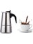 Düz 100 ml Paslanmaz Çelik Moka Pot Avrupa Soba Üstü Espresso Makinesi Taşınabilir Percolator Kahve Fincanı Indüksiyon Ocak Için (Yurt Dışından) 5